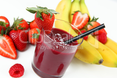 Roter Smoothie