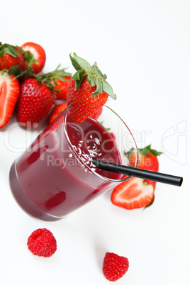 Roter Smoothie