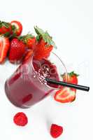 Roter Smoothie