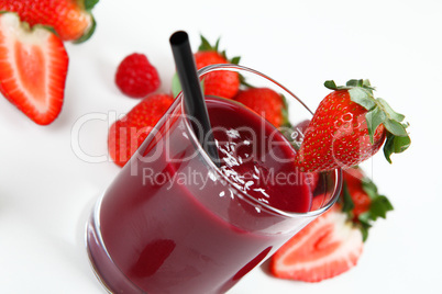 Roter Smoothie