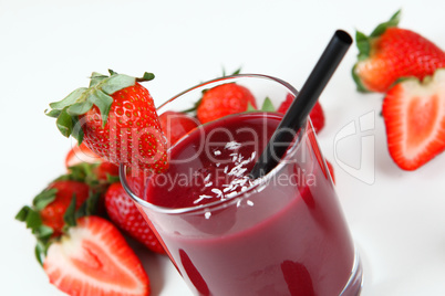 Roter Smoothie