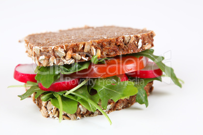 Sandwich mit Salat