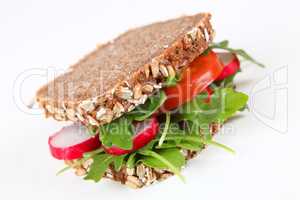 Sandwich mit Salat
