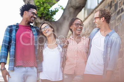 Young couple having fun together