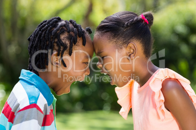 Young children enjoying together