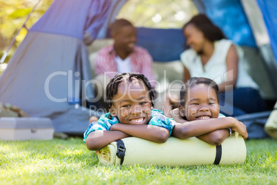 Happy children posing