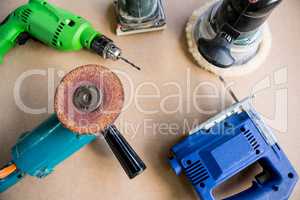 Tools and equipment used for carpentry