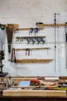 Tools and equipment used for carpentry