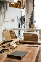 Tools and equipment used for carpentry