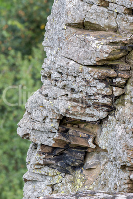 Columnar basalt at Hungary,Badacsony