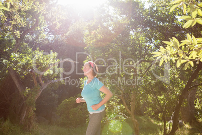 Woman running