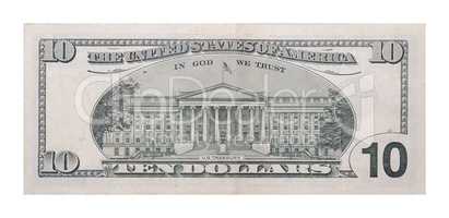 New 10 US dollars banknote