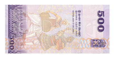Banknotes 500 Sri Lankan Rupees