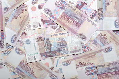 Banknotes, 500 Russian rubles