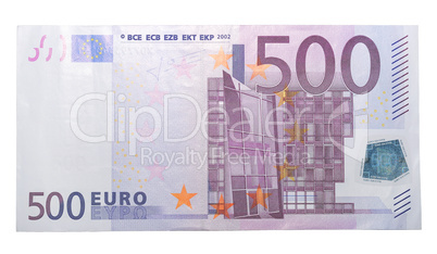 500 Euro banknotes