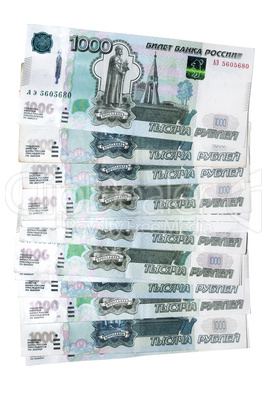 New banknotes 1000 Russian rubles