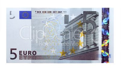 5 Euro banknotes