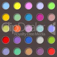 Abstract multicolored holes