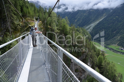 Hängebrücke bei Burgstein