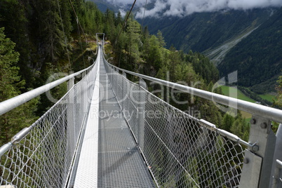 Hängebrücke bei Burgstein