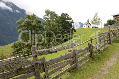 Kapelle bei Brand im Ötztal