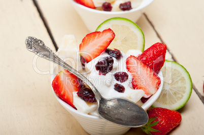 fruit and yogurt salad healthy breakfast