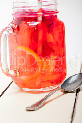 fresh fruit punch drink