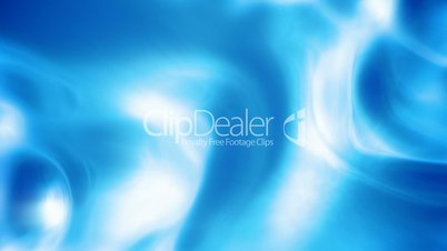 Abstract blue glowing liquid background seamless loop