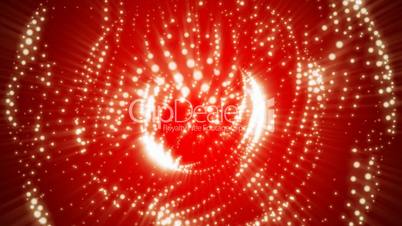 Abstract light dots sphere motion background seamless loop