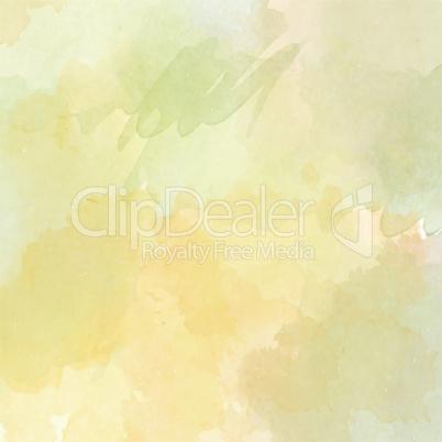 Abstract vector hand-drawn watercolor background