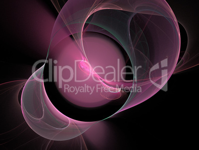 image of one Digital Fractal on Black Color image of one Digital Fractal on Black Color