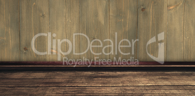 Composite image of brown parquet Composite image of brown parquet