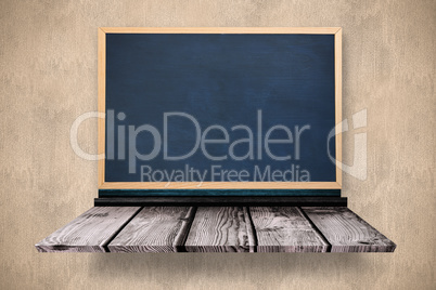 Composite image of image of a wooden board