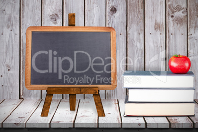 Composite image of image of a blackboard