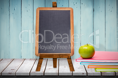 Composite image of image of a blackboard