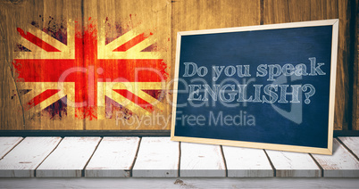 Composite image of do you speak english