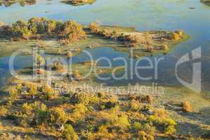 Luftbild Landschaft in Afrika Namibia