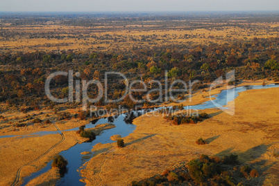 Luftbild Landschaft in Afrika Namibia