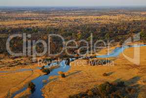 Luftbild Landschaft in Afrika Namibia