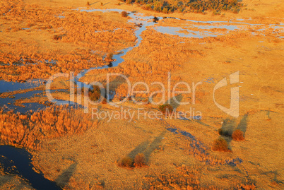 Luftbild Landschaft in Afrika Namibia