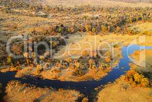 Luftbild Landschaft in Afrika Namibia