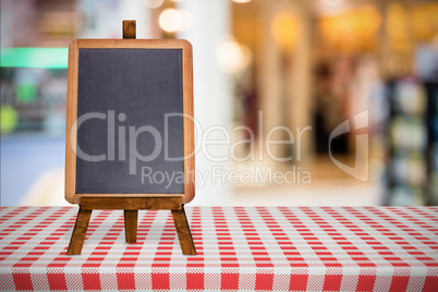 Composite image of image of a blackboard