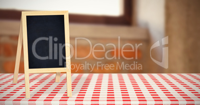 Composite image of a board in a white background