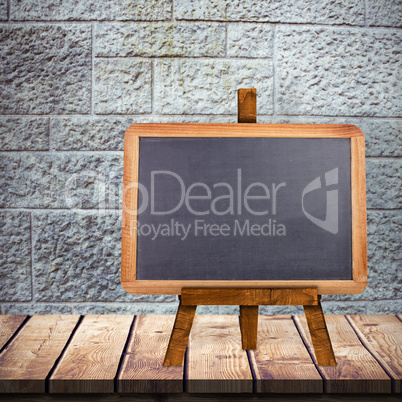 Composite image of image of a blackboard