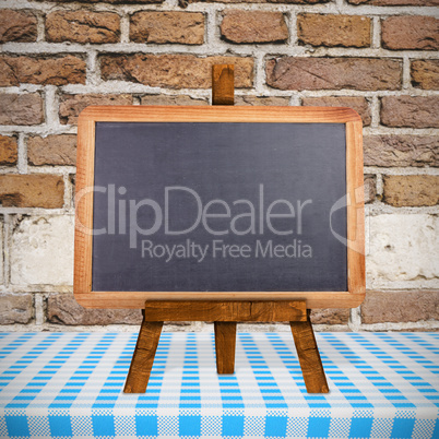 Composite image of image of a blackboard