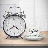 Composite image of coffee time