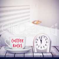 Composite image of coffee rocks