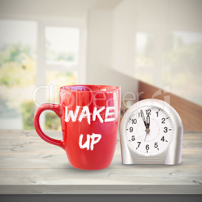 Composite image of wake up