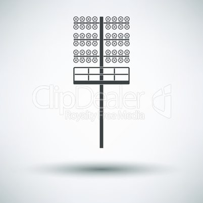 Soccer light mast  icon