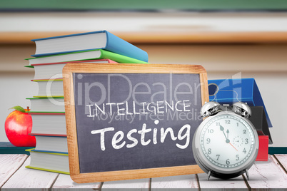 Composite image of words intelligence testing